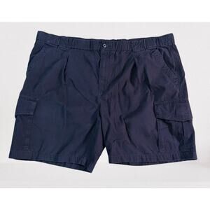 Men's TOMMY BAHAMA Navy Blue Shorts Relaxed Fit Stretch Waist Band Size XL